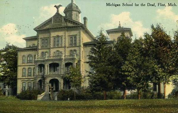 Michigan School For The Deaf Flint (newer photo)